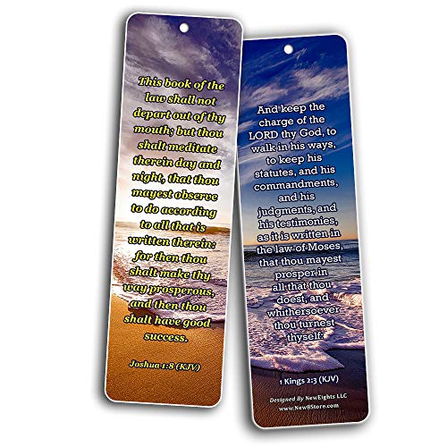 KJV Scriptures Bookmarks - Rewards for Obeying God (60-Pack) - Perfect Gift Idea for Friends and Loved Ones