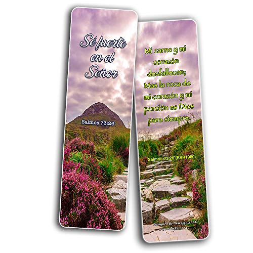 Bible Verses About Trusting God Bookmarks (30 Pack) - Handy Reminder About Develop Trust in God Spanish Bible - Church Supplies Teacher Classroom Incentive Gifts
