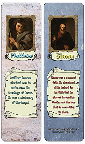 12 Apostles Bookmarks (60-Pack)