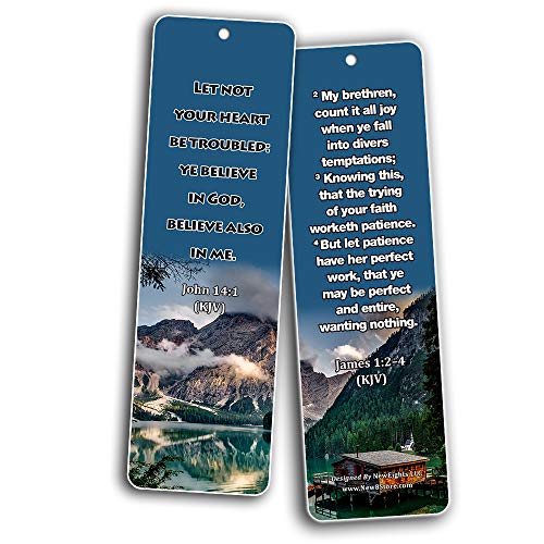 Success Bible Verses Bookmarks KJV (60-Pack) - Handy Bible Verses About Success Collection