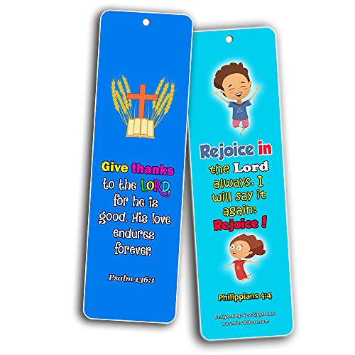 Trust in the Lord Memory Verses Bookmarks (60-Pack) - Perfect Giveaways for Sunday School, VBS and Children's Ministry