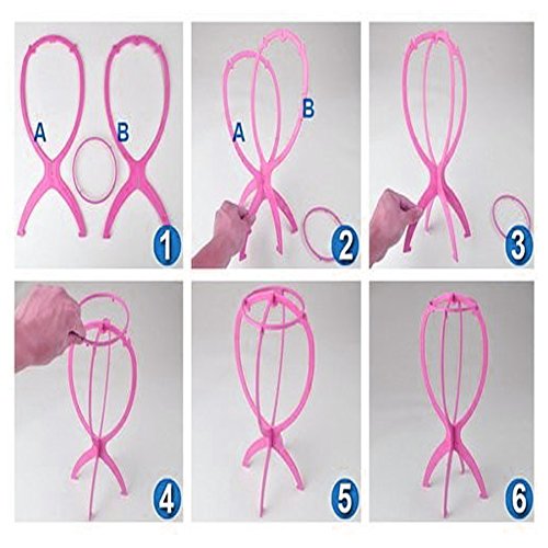 New8Beauty Wig Stand 6-Pack