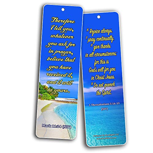 Bible Texts to Strengthen Prayer Life Bookmarks (60-Pack)