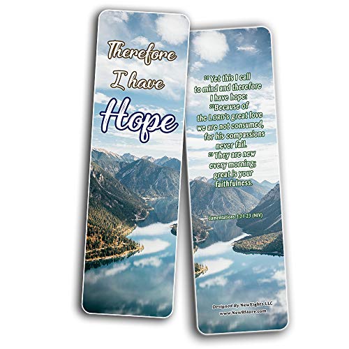 Giving Another Chance Memory Verses Bookmarks (60-Pack) - Perfect Giftaway for Sunday School and Ministries