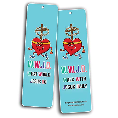 What Would Jesus Do WWJD Christian Bookmarks for Kids (30-Pack)