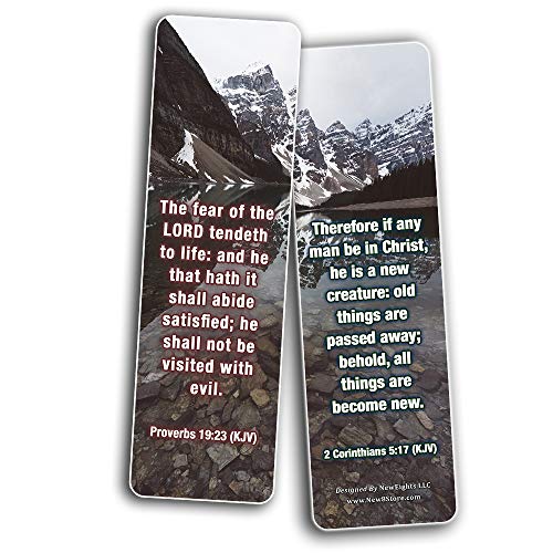 KJV Life Giving Bible Verses Bookmarks Cards (60-Pack)