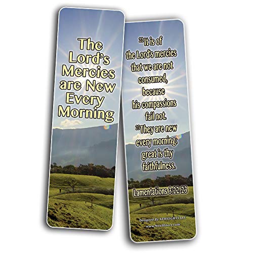 Christian Bookmarks - KJV Almighty God Inspirational Favorite Bible Verses