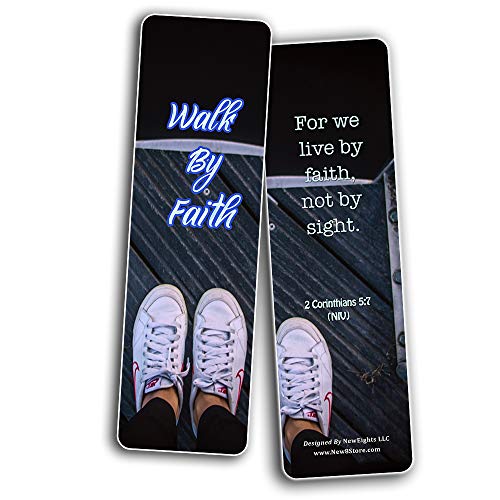Scriptures Bookmarks - Bible Verses about Trusting God (60 Pack) - Perfect Gift away for Sunday School and Ministries - Stocking Stuffers Adoration Devotional Bible Study - Church Ministry Supplies