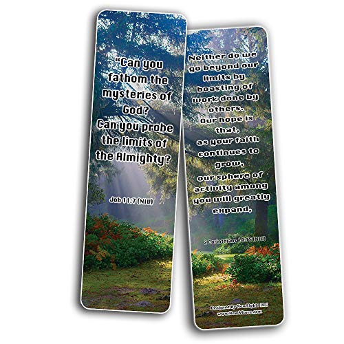 Knowing Your Limitations Bible Bookmarks