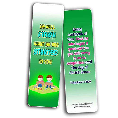 Confidence Building Scriptures for Kids Bookmarks (30-Pack)