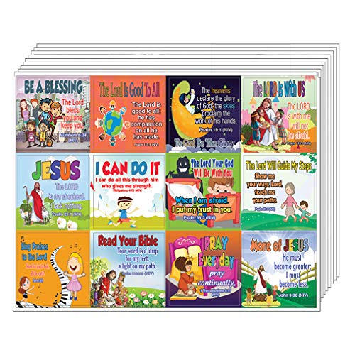 Christian Stickers for Kids (5-Sheet) - Devotional