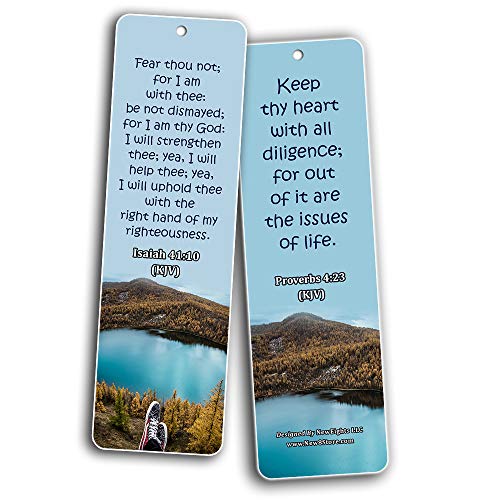 Bible Verses on Leadership Bookmarks (30-Pack) - Handy Bible Verses Perfect for Daily Encouragement for Aspiring Leaders
