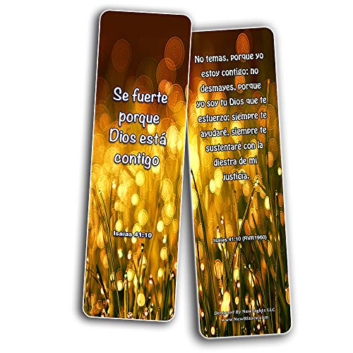 Bible Verses About Trusting God Bookmarks (30 Pack) - Handy Reminder About Develop Trust in God Spanish Bible - Church Supplies Teacher Classroom Incentive Gifts