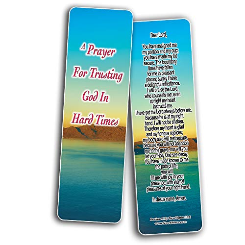 Encouraging Prayers During Difficult Time Bookmarks