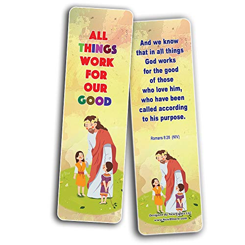 Popular Bible Verses about Eternal Life Salvation Bookmarks Cards