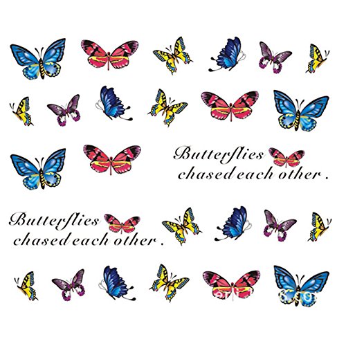 New8Beauty Nail Art Stickers Decals (50-Pack)