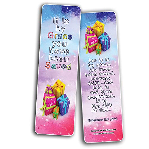 Salvation Gospel Bible Verses Bookmarks for Kids (12-Pack)