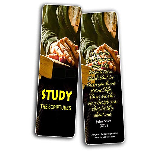 Keys to a Fruitful Life Scriptures Bookmarks (60 Pack) - Perfect Giveaways for Sunday School and Ministries
