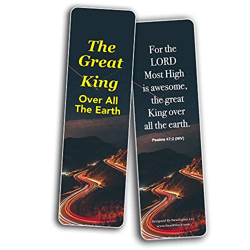 Memory Verse About Greatness of God Bookmarks (12-Pack)