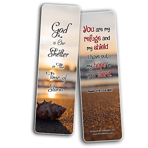 Hope in God Bible Bookmarks (60 Pack) - Perfect Giftaway for Sunday School