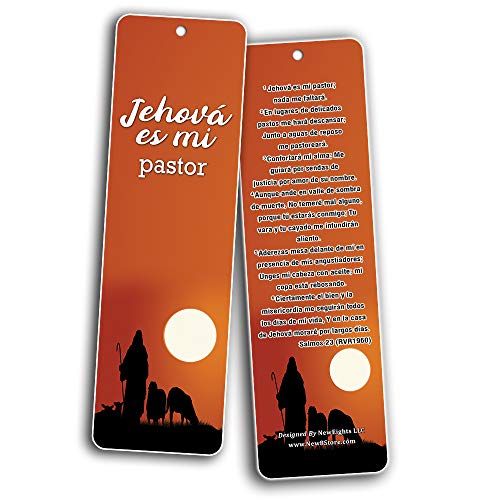 Spanish Popular Bible Verses (Be Strong & Courageous) Bookmarks (30-Pack) - Handy Compilation of Biblical Texts in Spanish Language