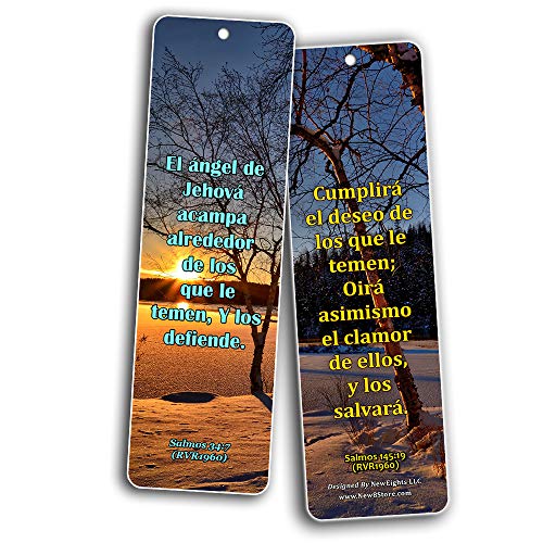 Spanish Scriptures Bookmarks - Friendship Bookmarks (RVR1960) (30-Pack) - Great Spanish Bible Text Compilation that is Handy and Easy To Bring Along With