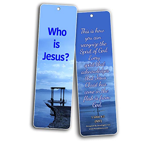 Gospel Scriptures Bookmarks Cards (30 Pack) - Powerful Bible Verses John 3:16 1 Peter 2:24 - Basket Stuffers for Easter Thanksgiving Christmas Sunday School Evangelism Mission Trip Cell Group