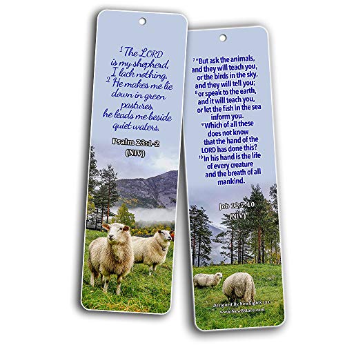 Bible Scriptures about God's Creation Bookmarks (30 Pack) - Handy Bible Texts That Talks About God?s Creation