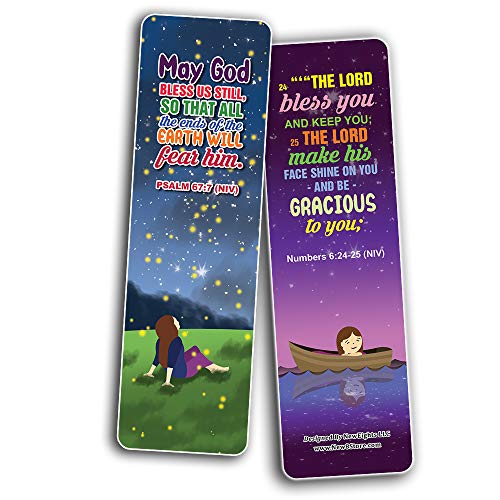 Top Bible Verses about God's Blessings NIV Bookmarks for Women (30-Pack) - Stocking Stuffers Women - Children Ministry Bible Study Church Supplies Teacher Classroom Incentives Gift