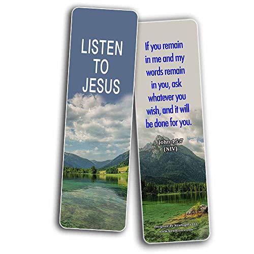 Keys to a Fruitful Life Scriptures Bookmarks (60 Pack) - Perfect Giveaways for Sunday School and Ministries