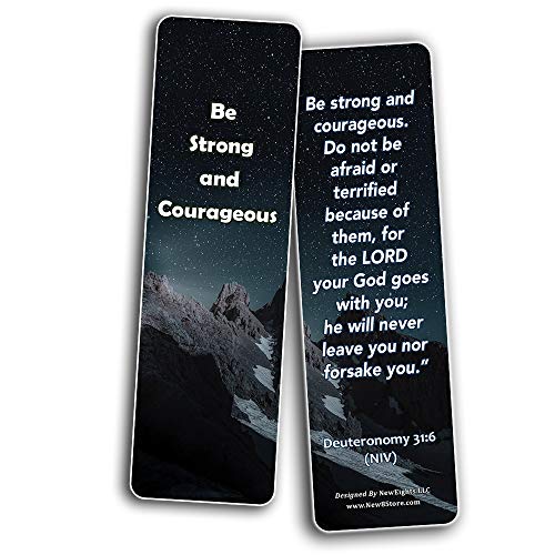 Bible Verses Bookmarks About Hope: Staying Positive In The Midst of Hardship (60 Pack) - Perfect Giftaway for Sunday School and Ministries