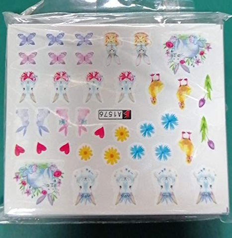 New8Beauty Nail Art Stickers Decals Series 2 (48-Pack)