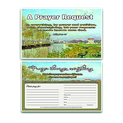 Prayer Request Pew Cards (60-Pack) - NEPC1041 Paintings