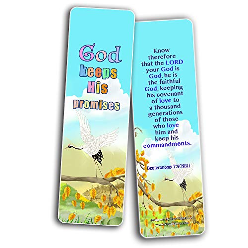 Christian Bookmarks for Kids - Encouraging God's Promises