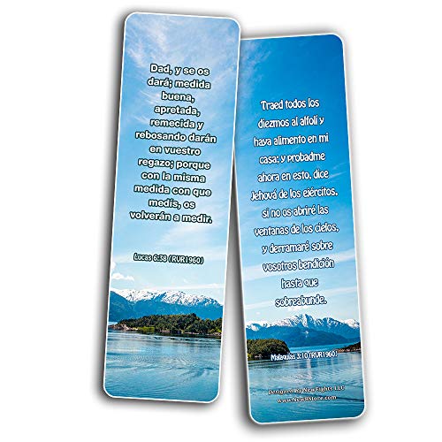 Spanish God's Promises Bible Verses Bookmarks (30 Pack) - Handy Spanish Bible Texts About God's Promises in the Bible