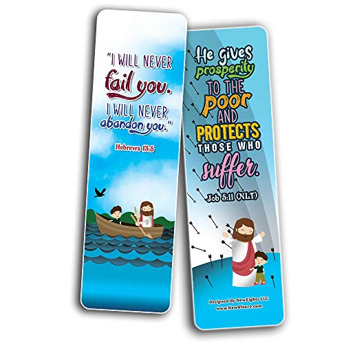God's Comfort Christian Living Bookmarks (30-Pack) - Stocking Stuffers for Boys Girls - Children Ministry Bible Study Church Supplies Teacher Classroom Incentives Gift