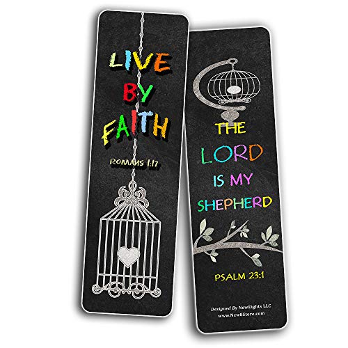 Scripture Bible Verses Bookmarks (30 Pack) - Handy Christian Daily Reminder