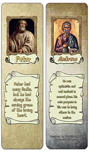 12 Apostles Bookmarks (60-Pack)