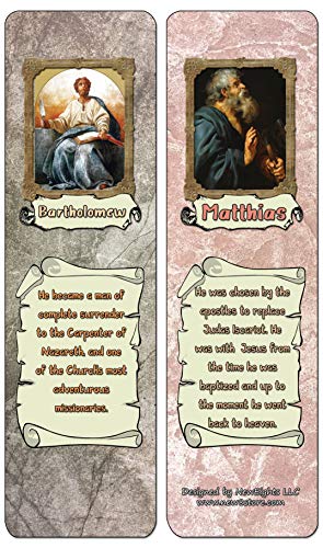 12 Apostles Bookmarks (60-Pack)
