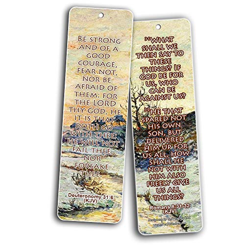 SCRIPTURES BOOKMARKS TO ENCOURAGE MEN AND WOMEN (KJV) (30-Pack) - Handy Bible Verses Perfect for Daily Encouragement