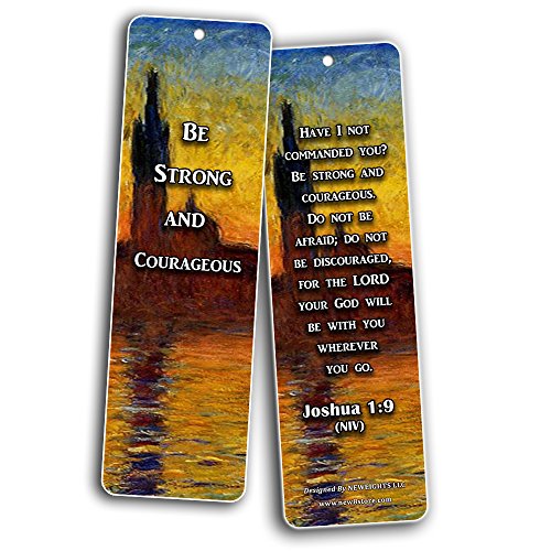Christian Inspirational Bookmarks - Be Strong (60-Pack)