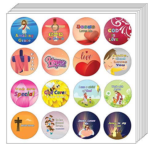 Amazing Grace Stickers (10 Sheets) - Assorted Mega Pack of Inspirational Stickers