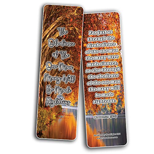 Shows True Obedience To God Memory Verses Bookmarks