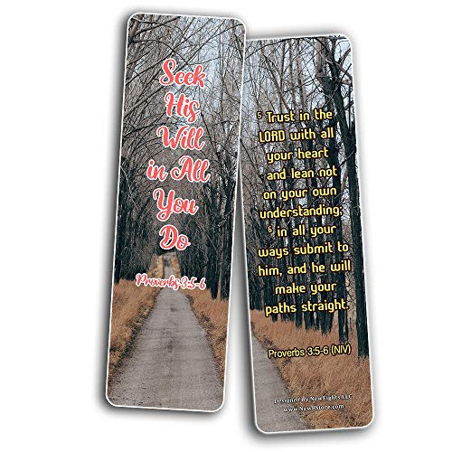 Religious Bookmarks about Divine Direction for My Life Today (60-Pack)