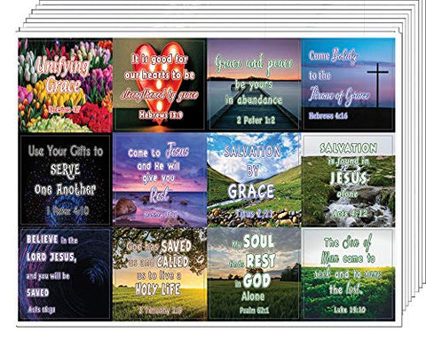 Love and Grace of God (20-Sheet) - Great Giftaway Stickers for Ministries