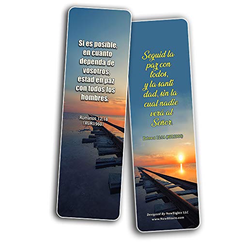 Spanish Bookmarks - Popular Inspirational Bible Verses (30-Pack)