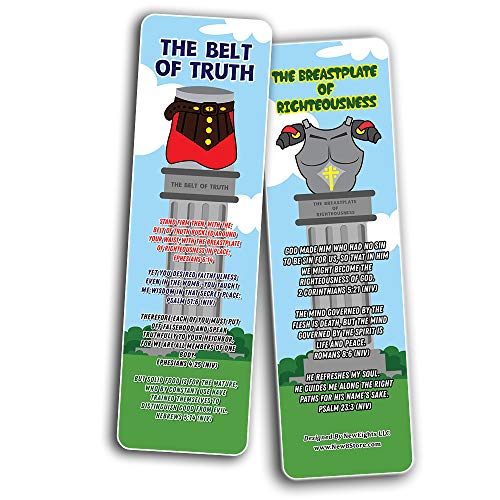 Armor of God Bookmarks and Stickers for Kids