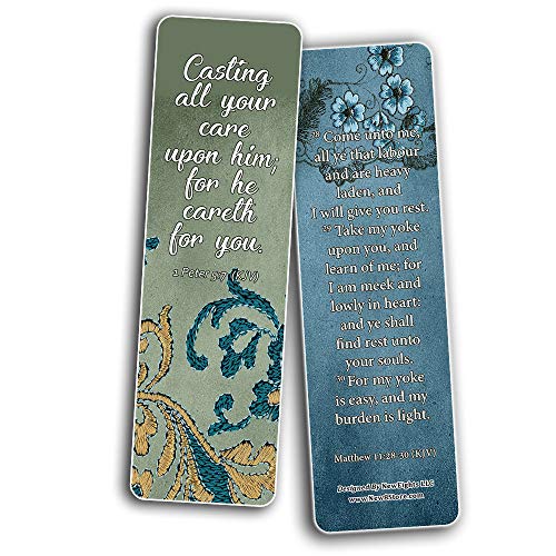 Vintage Favorite KJV Scriptures Bookmarks for Women (60-Pack) - Great Giveaways for Ministries and Sunday Schools