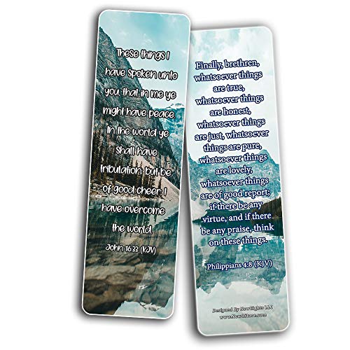 KJV Encouraging Scriptures for Those Overcoming Depression Bookmarks (60-Pack)