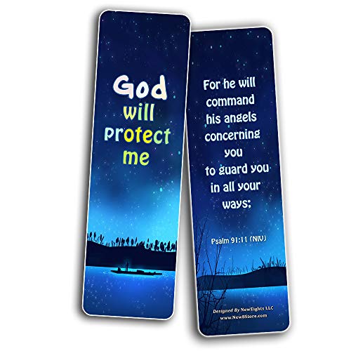 Christian Bookmarks for Kids - Encouraging God's Promises (30 Pack) - Well Designed for Kids - Stocking Stuffers Devotional Bible Study - Church Ministry Supplies Teacher Classroom Incentive Gifts